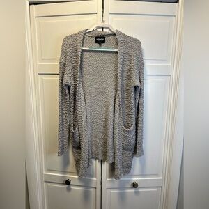 Heimish Popcorn-Knit Open Cardigan Size Women’s S/M Color Gray